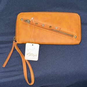 Free People Vegan Wristlet Wallet